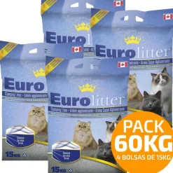 Euro Litter - Arena Sanitaria - Pack 60kg