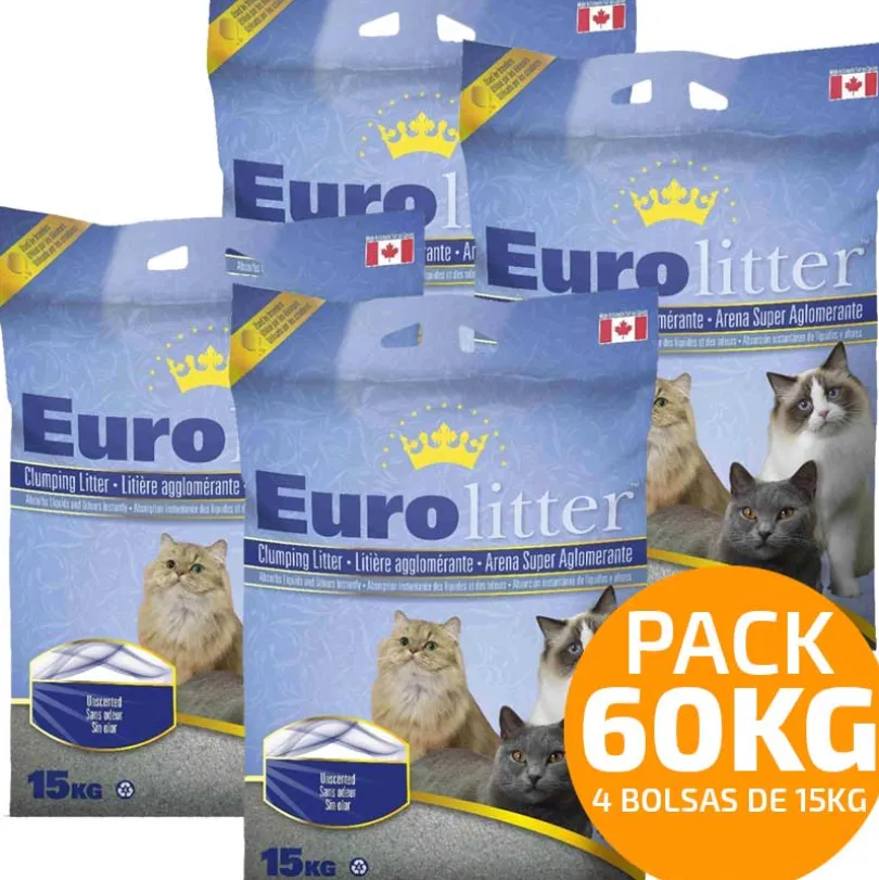 Euro Litter - Arena Sanitaria - Pack 60kg
