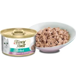 Fancy Feast Petit Filetes de Atún 85gr x 8 Unidades (Grilled Tuna Feast in Gravy)