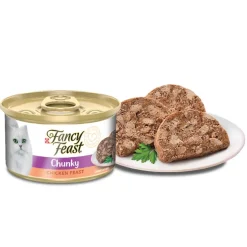 Fancy Feast Terrine con Pollo 85gr x 8 Unidades (Chunky Chicken Feast)