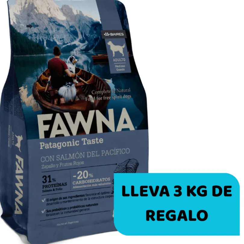 FAWNA PERRO ADULTO MEDIUM/LARGE 15 KG + 3 KG DE REGALO