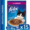 Felix Adultos Cordero en Salsa 85gr Pack 15 Unidades