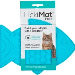 Felix Lickimat para gatos Turquesa