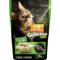 Fit Formula Galletas con Catnip para Gatos Sabor Salmón 100gr