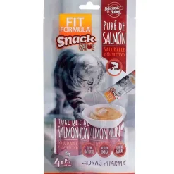 Fit Formula Snack para Gatos Pure de Salmón 60gr Pack 6 Sobres