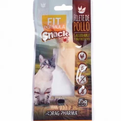 Fit Formula Snack para Gatos Filete Pollo 25gr Pack 6 Unidades