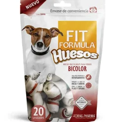 Fit Formula Snack para Perros Huesos Bicolor 20 Unidades