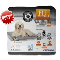 Fit Formula Training Pads Carbón Activado XL 80x60cm 30unidades