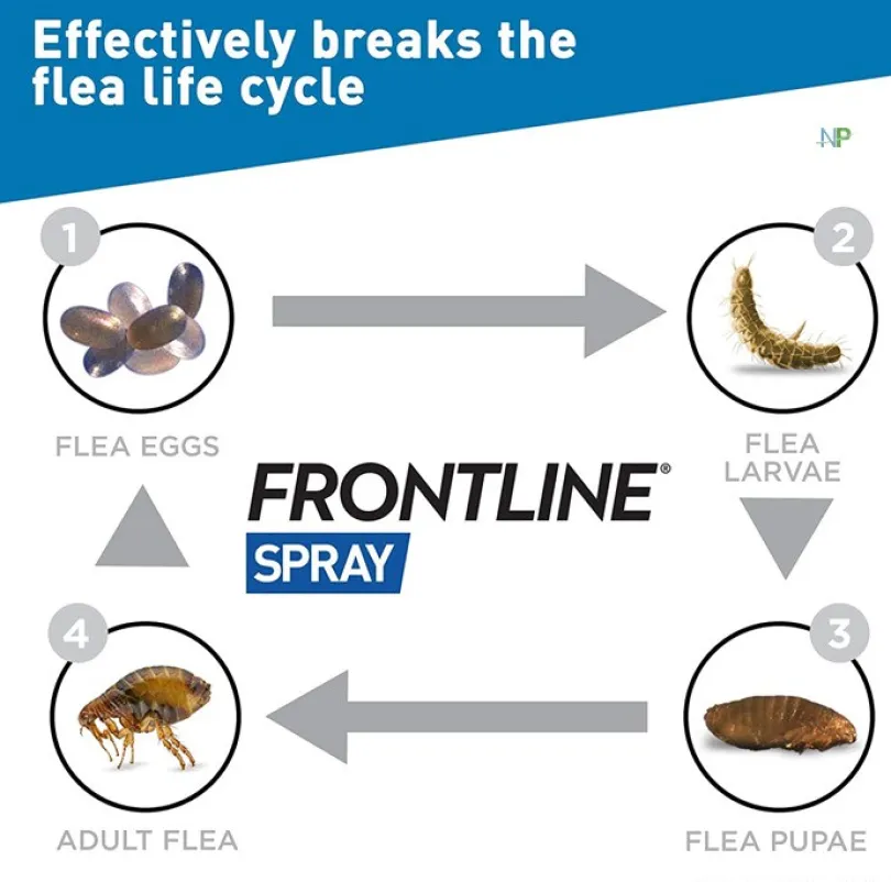 Frontline Spray Antipulgas Perros y Gatos 100ml
