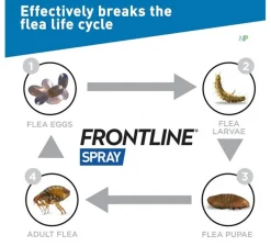 Frontline Spray Antipulgas Perros y Gatos 250ml x 2 unidades