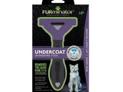 FURminator SHORT HAIR deShedding Tools FOR CAT, Medium / Large