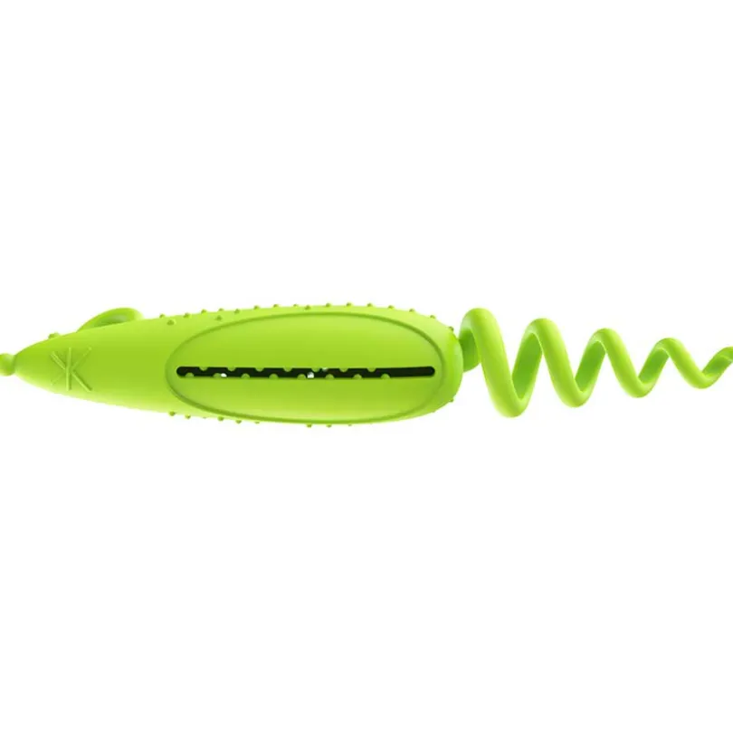 Gigwi Raton con Catnip Para cuidado dental Verde