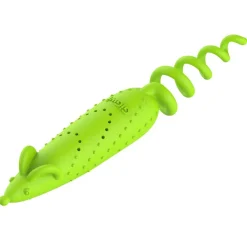 Gigwi Raton con Catnip Para cuidado dental Verde