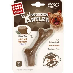 Gigwi Wooden Antler Juguete masticable para perros