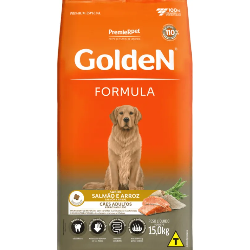 Golden Formula Perro Adulto Salmón y Arroz 15 kg