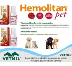 Hemolitan Pet Suplemento Mineral Vitamínico 30ml
