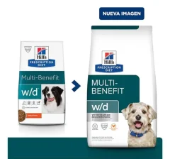Hills w/d Canino Cuidado Digestivo, Diabetes, Manejo de Peso 3.8kg
