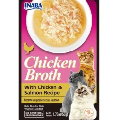 Inaba Churu Broth Pouch Gatos Sabor Pollo y Salmón 50gr