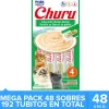 Inaba Churu Cat Mega Pack Caja 48un Atún y Pollo (192 Tubitos)