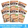 Inaba Churu Cat Stew Chicken 40gr PACK 6 Unidades