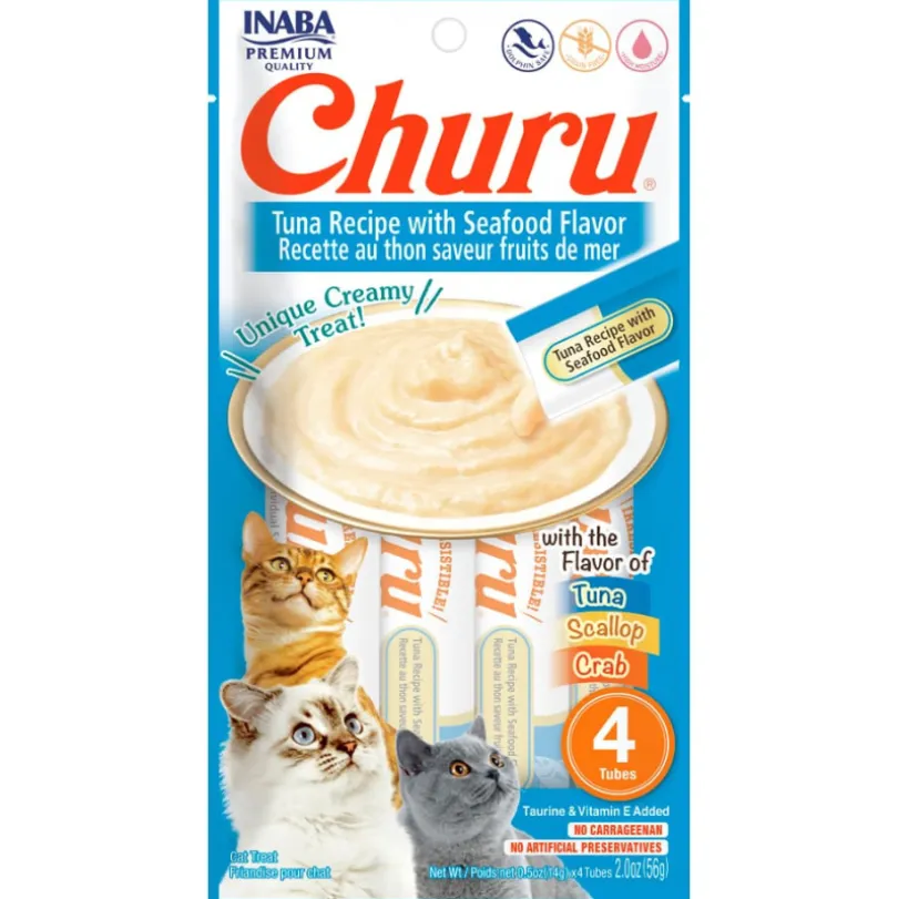 Inaba Ciao Churu Atún y Mariscos (56gr)
