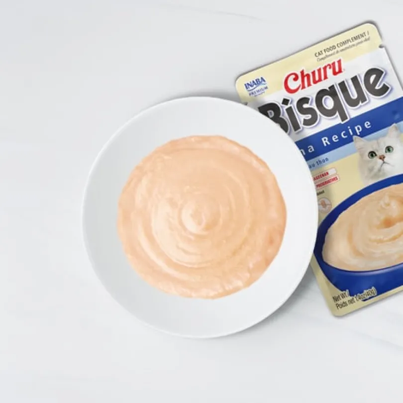 Inaba Ciao Churu Cat Bisque Tuna Salmon 40gr PACK 6 Unidades