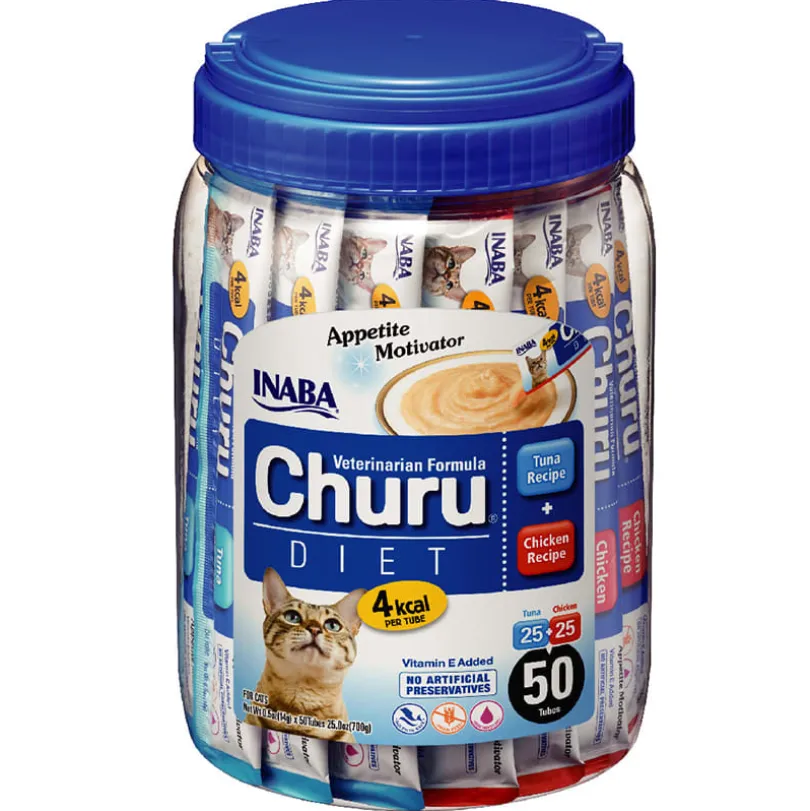 Inaba Ciao Churu frasco Diet Atun y Pollo 50 tubos 700gr