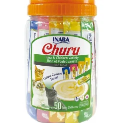 Inaba Ciao Churu frasco Variedades de Atun y Pollo 50 tubos 700gr