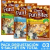 Inaba Ciao Churu Fun Bites Mix Degustacion con 3 unidades (9 sachet)