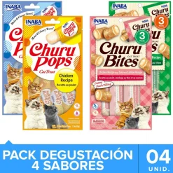 Inaba Ciao Churu Mix Bites y Pops 4 unidades (14 tubitos)
