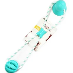 Juguete pelota beisbol dental con ventosa y cuerda