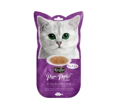 Kit Cat Plus+ Tuna & Collagen Care 4 x15gr