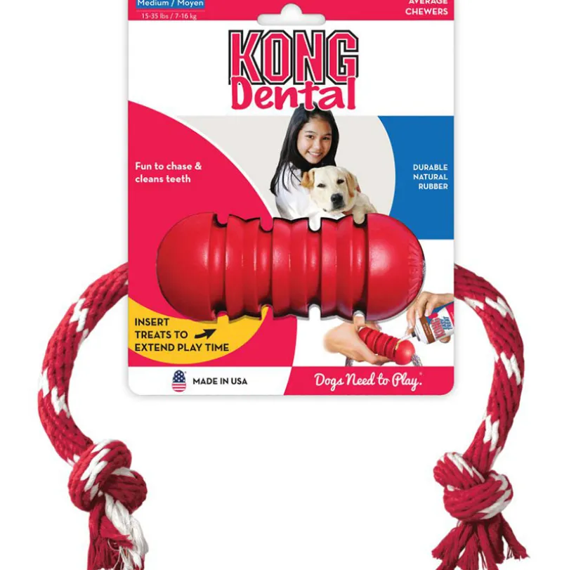 Kong Dental With Rope Medium