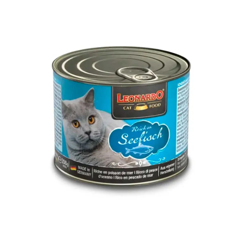 Lata Leonardo Quality Selection Seefish (Pescado) 200gr