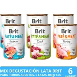 Latas Brit Care Mix Degustación para Perros Adultos 400gr x 6 Unidades