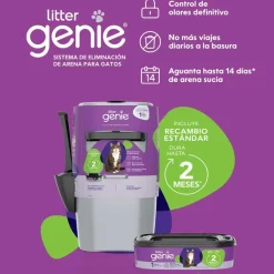 Litter Genie Pail Design Plus Basurero para arena sanitaria