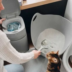 Litter Genie Pail Design Plus Basurero para arena sanitaria