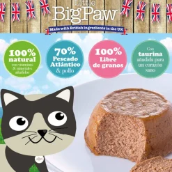 Little Big Paw Snack para Gatos Sabor Salmón Atlantico 85gr