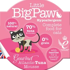 Little Big Paw Snack para Gatos Sabor Atún Atlantico 85gr
