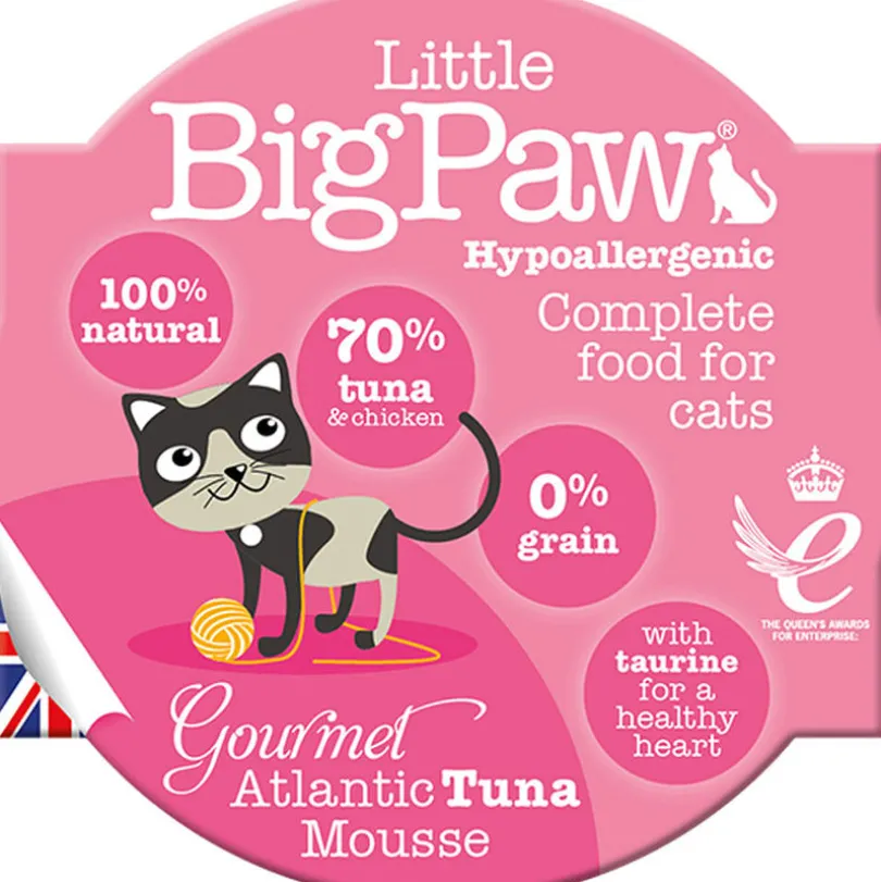 Little Big Paw Snack para Gatos Sabor Atún Atlantico 85gr