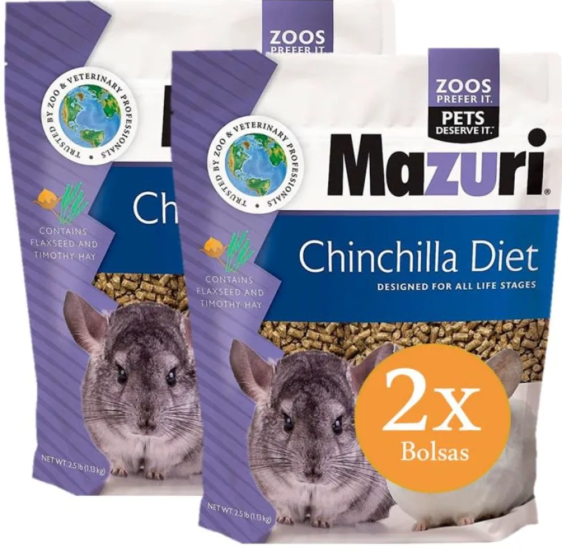 Mazuri Chinchilla 1,13Kg X 2 UNI (2,26Kg)
