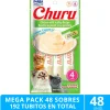 Mega Pack 48 Sobres Inaba Ciao Churu Pollo y Ostiones (192 Tubitos)