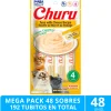 Mega Pack 48 Sobres Inaba Ciao Churu Atún con Queso (192 Tubitos)