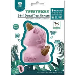 Natura Nourish Treatricks Treat Unicornio Juguete con premios sabor pollo para perros