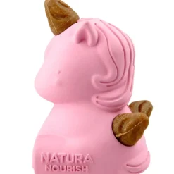 Natura Nourish Treatricks Treat Unicornio Juguete con premios sabor pollo para perros