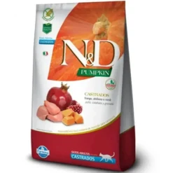 Natural and Delicious Pumpkin Pollo Felino Castrado Adulto 1.5kg
