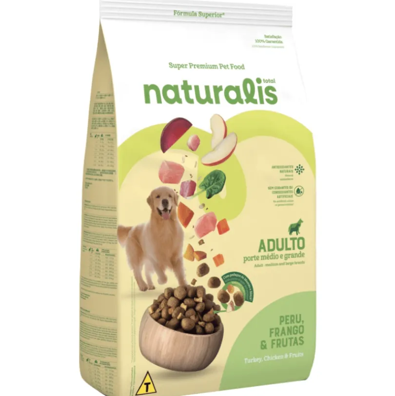 Naturalis Perro Adulto Pollo, Pavo y Frutas 2,5kg