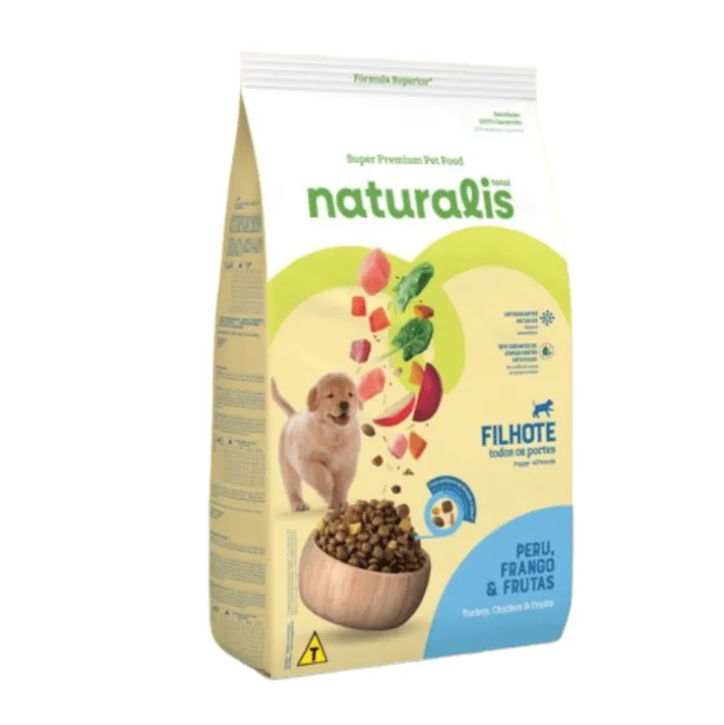 Naturalis Perro Cachorro Pollo, Pavo y Frutas 10,1kg
