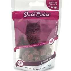 Naturalistic Cat Snack Duck Cubes 50gr