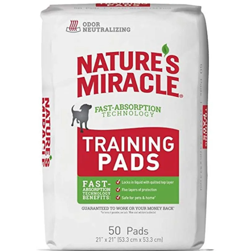 Natures Miracle Paños de Entrenamiento 50 Unidades